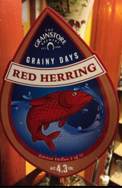 Red Herring 4.3%, Grainstore Brewery, England