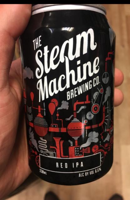 The Steam Machine Red IPA 6.5%, The Steam Machine Brewing Co., England