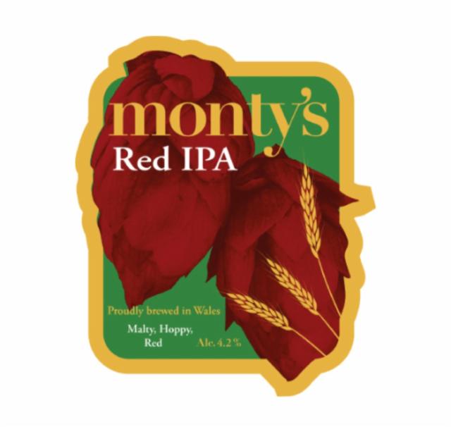 Red Ipa 4.2%, Monty's Brewery, Wales