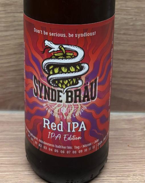 Red IPA 6.5%, Synde Bräu, Germany