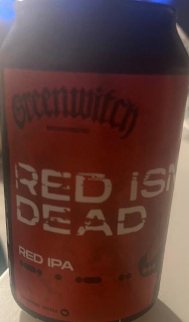 Red Isn't Dead 7.2%, Brasserie Greenwitch, France