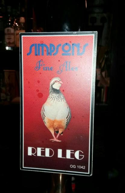 Red Leg 4.2%, Simpsons Fine Ales, England