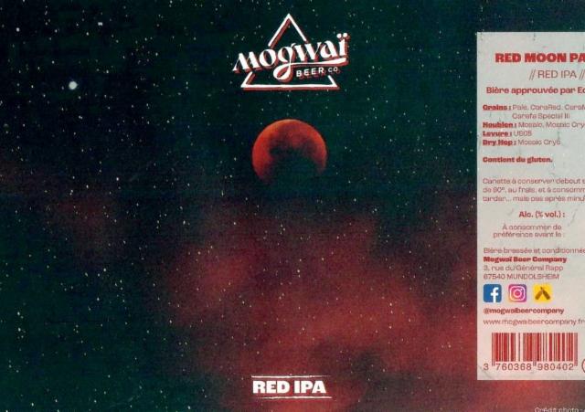 Red Moon Palace 6.1%, Mogwaï Beer Company, France
