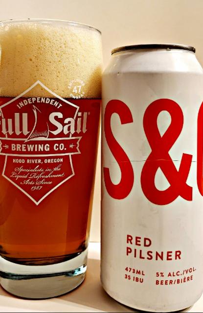 Red Pilsner 5.0%, Steel & Oak Brewing, Canada