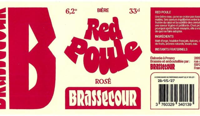 Red Poule 6.2%, Brasse Cour - Brasserie SBC, France