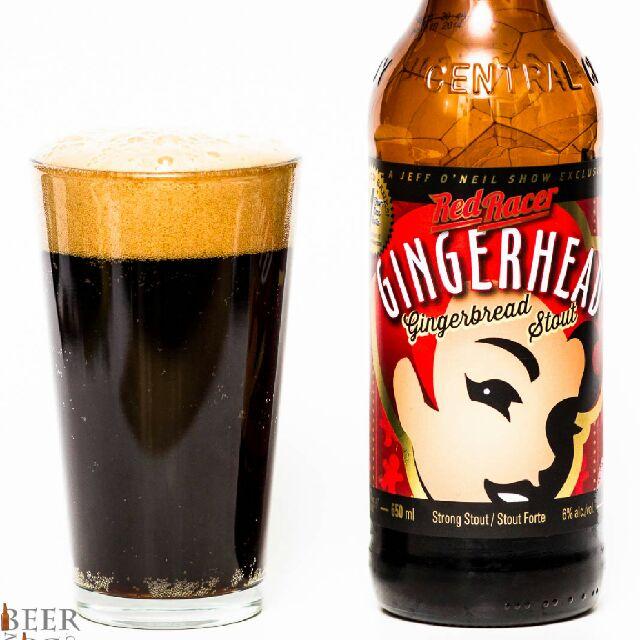 Red Racer Gingerhead Gingerbread Stout 6.0%, Central City Brewers, Canada