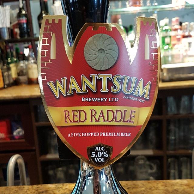 Red Raddle 5.0%, Wantsum Brewery, England