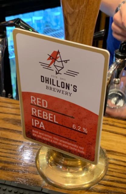 Red Rebel 6.2%, Dhillons Brewery, England