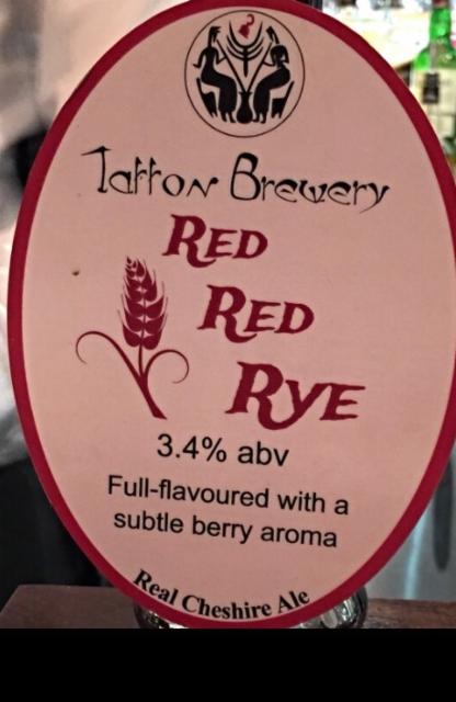 Red Red Rye 3.4%, Tatton Brewery, England
