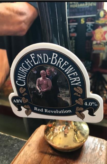 Red Revolution 4.0%, Church End Brewery, England