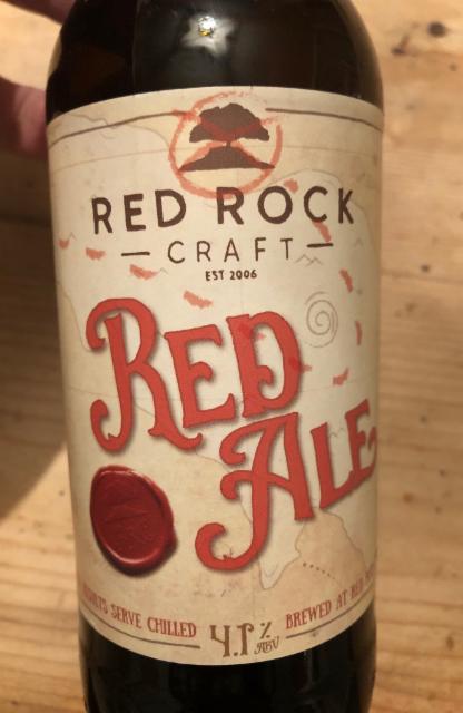 Red Rock 'Red Ale' 4.1%, Red Rock Brewery, England