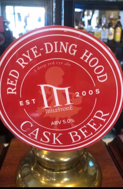 Red Rye-Ding Hood 5.0%, Milestone Brewery, England