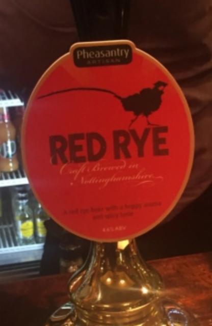Red Rye 4.6%, Pheasantry Brewery, England