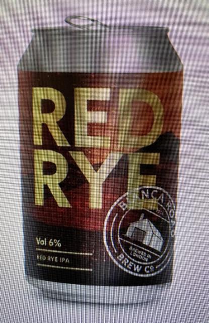 Red Rye IPA 6.0%, Bianca Road Brew Co, England