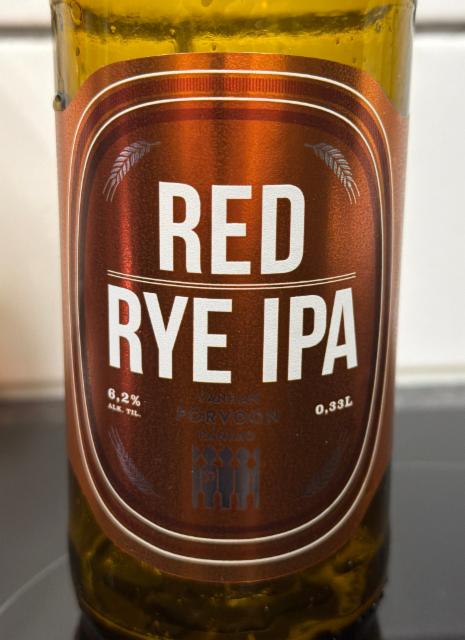 Red Rye IPA, Vanhan Porvoon Panimo