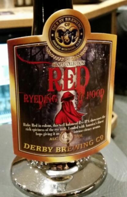 Red Ryeding Hood 4.2%, Derby Brewing, England