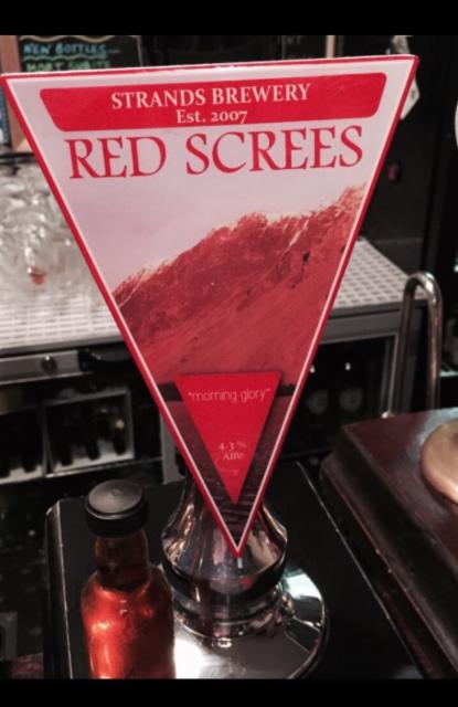 Red Screes 4.3%, The Strands Inn Brewery, England
