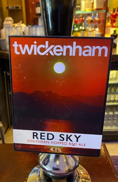 Red Sky 4.1%, Twickenham Fine Ales, England