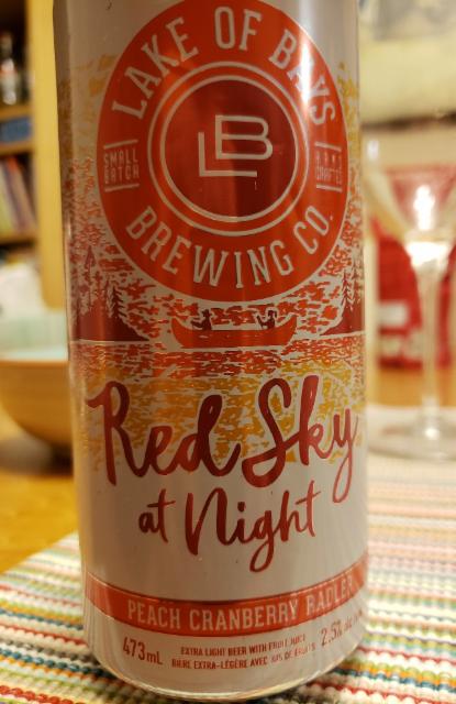 Red Sky at Night 2.5%, Lake of Bays Brewing Company, Canada