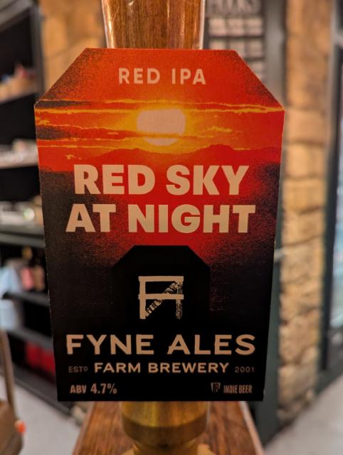 Red Sky At Night 4.7%, Fyne Ales, Scotland