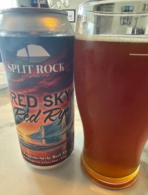 Red sky red rye, Split Rock Brewing co