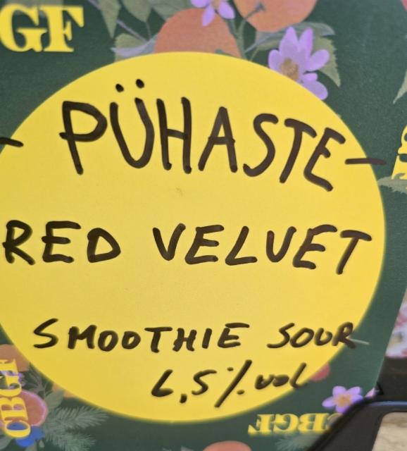 Red Velvet 6.5%, Pühaste, Estonia