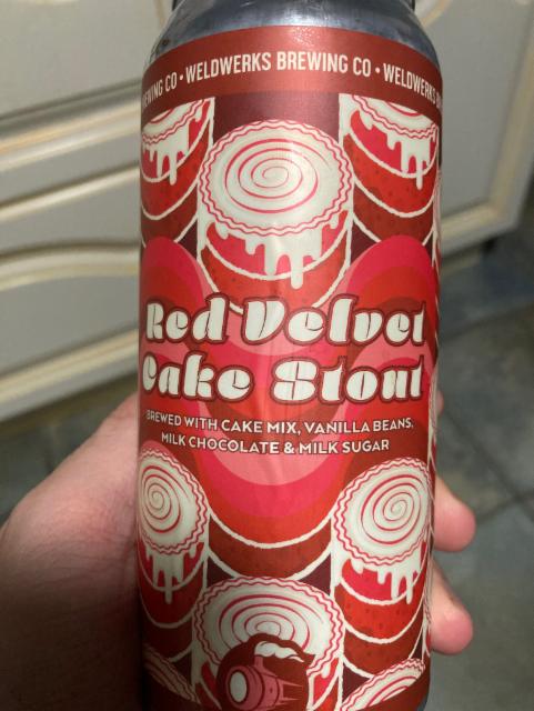 Red velvet cake stout 7.0%, WeldWerks Brewing Co, United States
