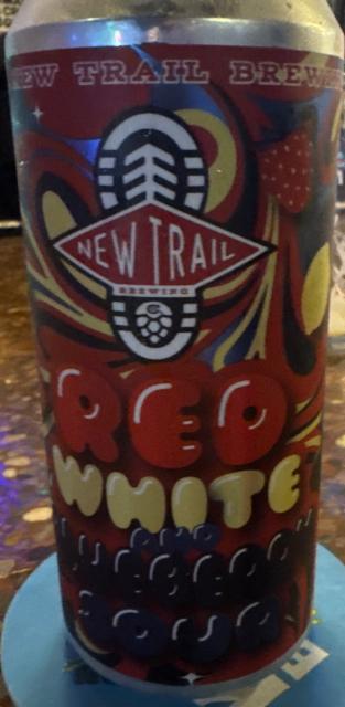 Red white and blueberry sour 5.5%, New Trail Brewing Co, United States