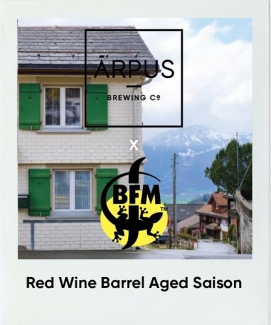 Red Wine Barrel Aged Saison (Collab BFM) 5.0%, Ārpus Brewing Co., Latvia
