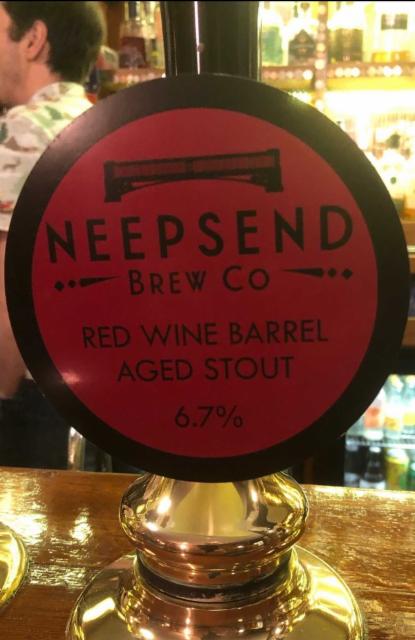 Red Wine Barrel Aged Stout 6.7%, Neepsend Brewery Ltd, England