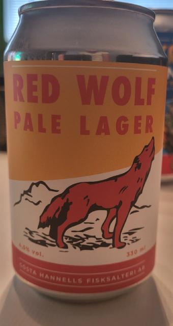 red wolf 4.5%, Pine Brewing Company, Sweden