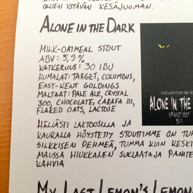 Alone In The Dark 5.9%, Radbrew, Finland