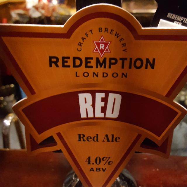 Redemption Red 4.0%, Redemption Brewing Co, England