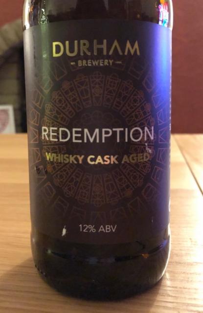 Redemption Whisky Cask Aged 12.0%, The Durham Brewery, England