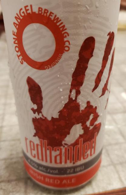Redhanded 4.5%, Stone Angel Brewing Co, Canada