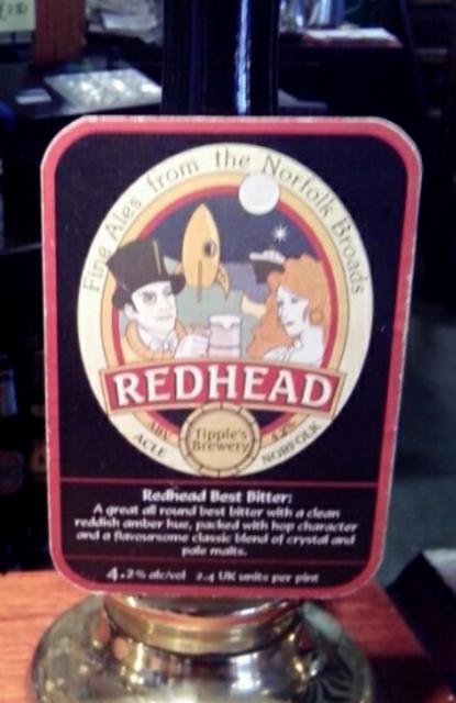 Redhead 4.2%, Tipples Brewery, England