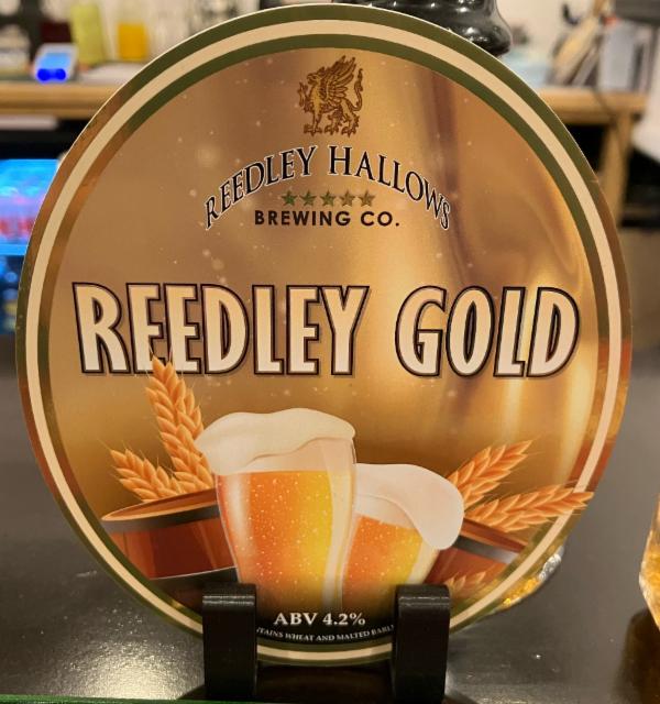 Reedley Gold 4.2%, Reedley Hallows Brewing Company, England