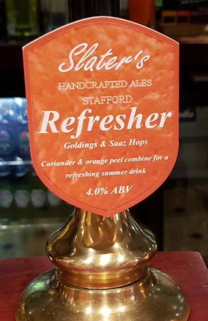 Refresher 4.0%, Slater's, England