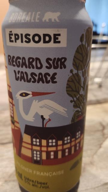 Regard sur l'alsace 5.0%, Boréale - Brasseurs du Nord, Canada