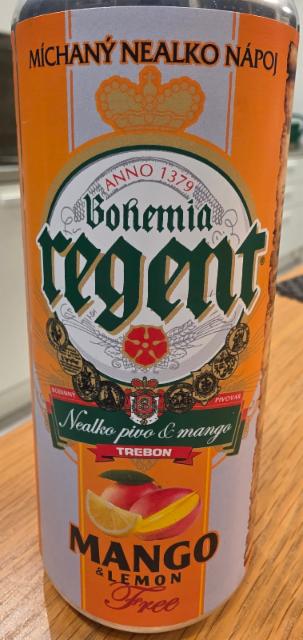 Regent Mango & Lemon free 0.5%, Bohemia Regent, Czech Republic