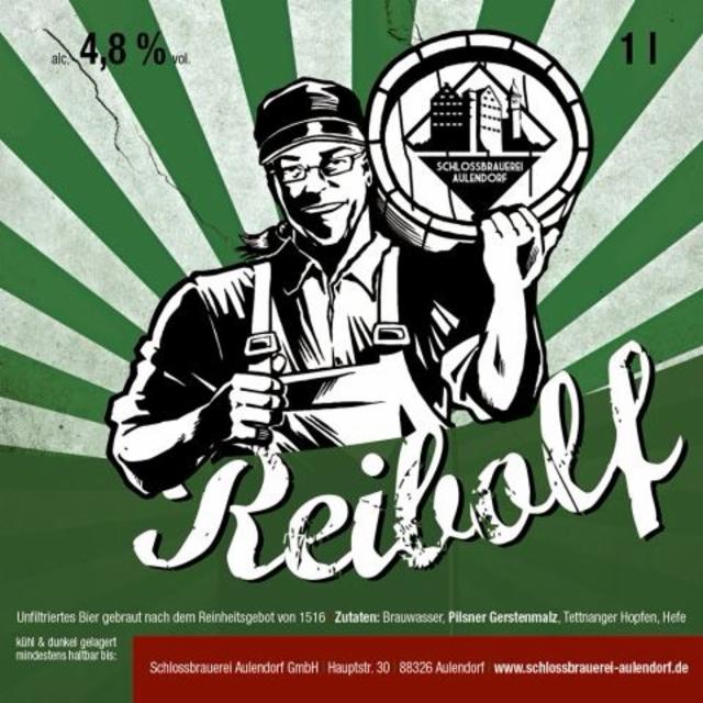 Reibolf Unfiltriert 4.8%, Schlossbrauerei Aulendorf, Germany