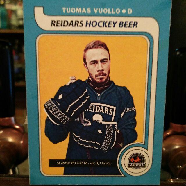 Reidars Hockey Beer 5.1%, Maistila, Finland