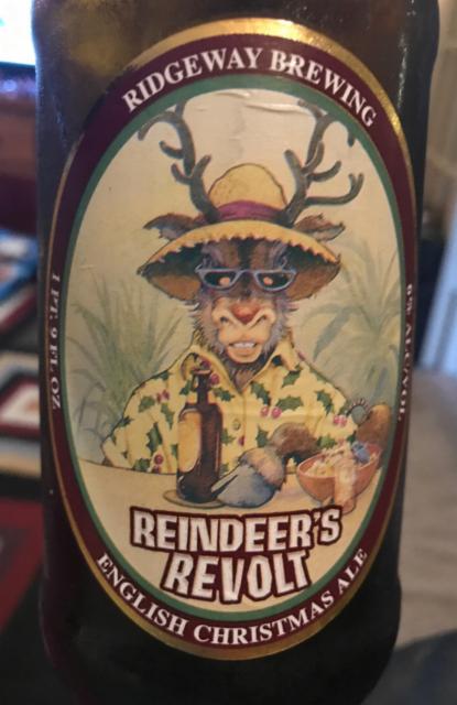 Reindeer's Revolt 6.0%, Ridgeway Brewing, England