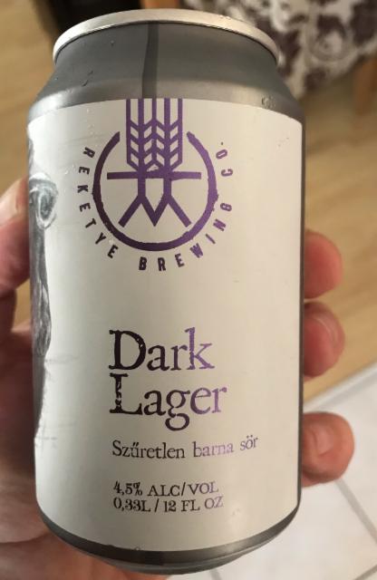Reketye Dark Lager 4.5%, Reketye Brewing Co., Hungary