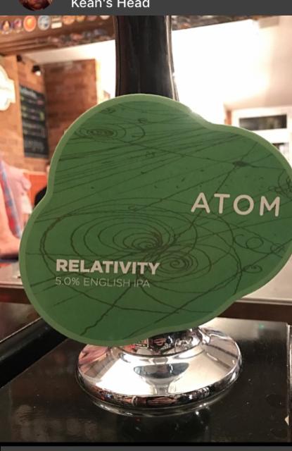 Relativity 5.0%, Atom Beers, England