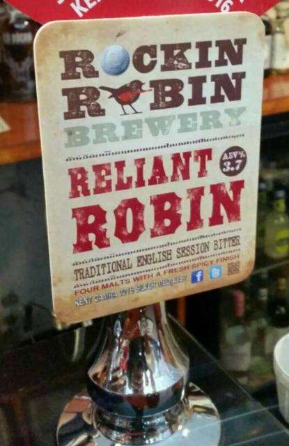 Reliant Robin 3.7%, Rockin Robin Brewery, England