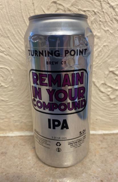 Remain In Your Compound 5.0%, Turning Point Brew Co., England
