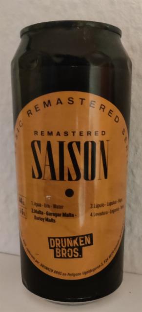 Remastered Saison 6.0%, Drunken Bros Brewery, Spain