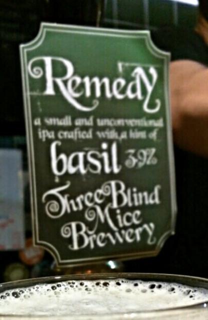 Remedy 3.9%, Three Blind Mice Brewery, England