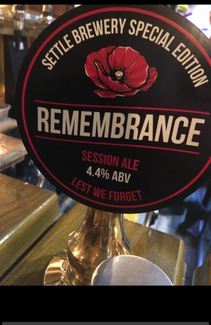 Remembrance 4.4%, Settle Brewery, England